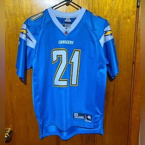 LaDainian Tomlinson Reebok Youth Football Jersey No 21 Size Large 14-16 Like New